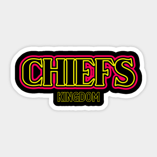 Chiefs Kingdom Sticker